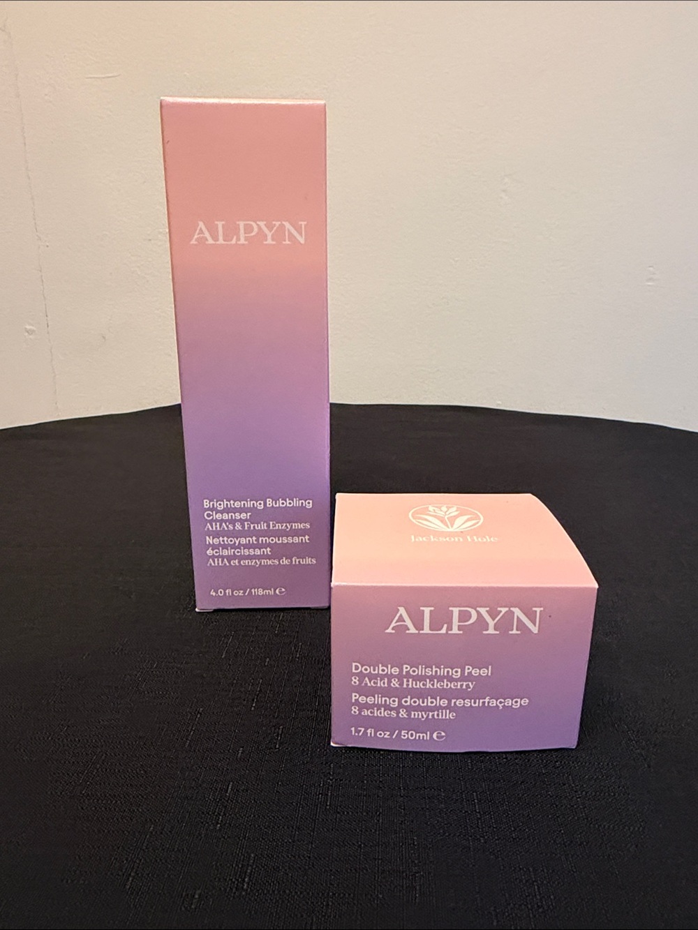 ALPYN Pink Gradient Brightening Cleanser & Polishing Peel Set
